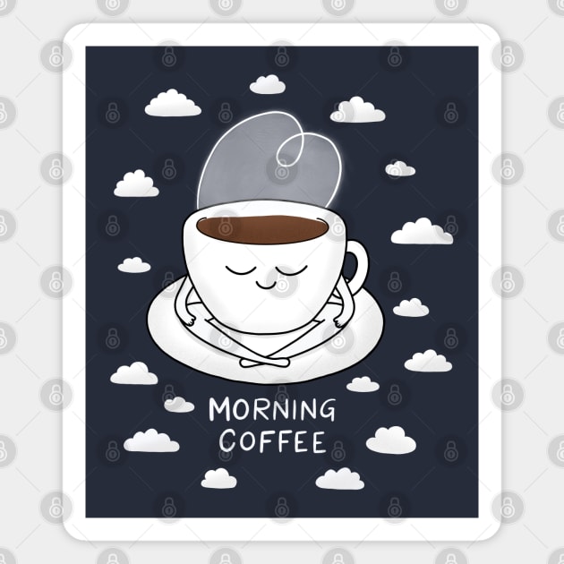 Morning Coffee Magnet by awesomesaucebysandy